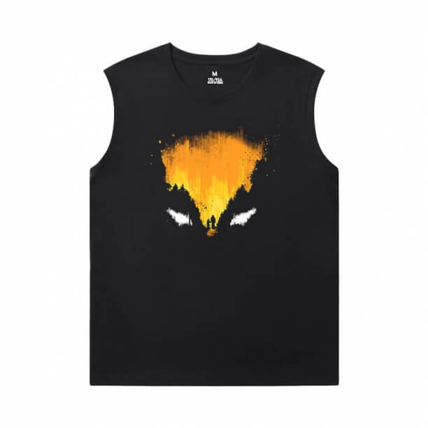 Marvel Wolverine Mens Designer Sleeveless T Shirts Dark Phoenix X-Men T-Shirt