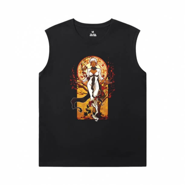 Dark Phoenix X-Men Tshirts Marvel Wolverine Sleeveless Cotton T Shirts