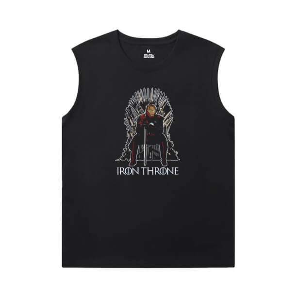 Iron Man Sleeveless Shirts Mens Marvel The Avengers Shirt