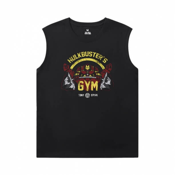 Marvel Iron Man Sleeveless Tshirt The Avengers Tee Shirt