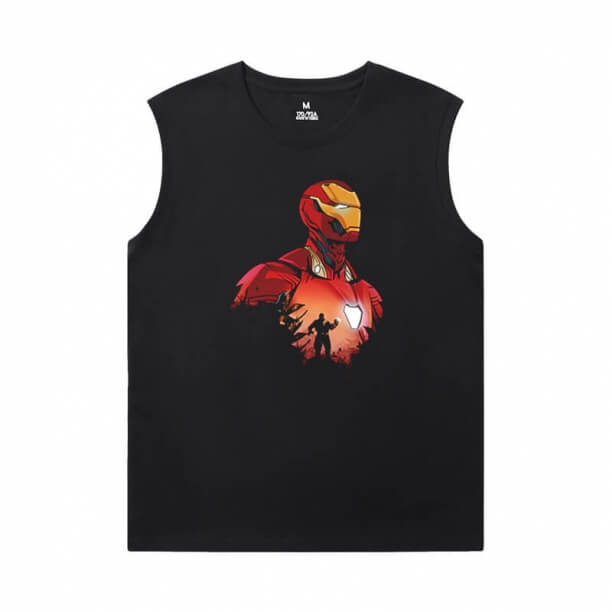 Iron Man Erkek Kolsuz T Shirt Marvel Avengers T-Shirt