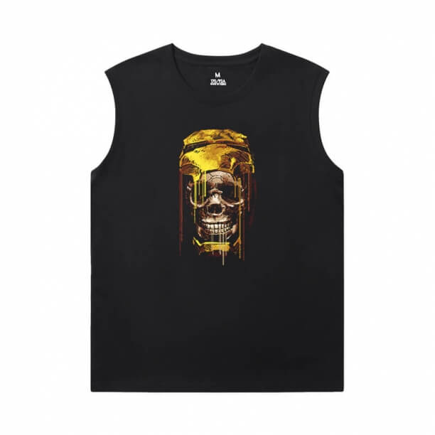 Camicia senza maniche Iron Man Tees Marvel The Avengers Sleeveless