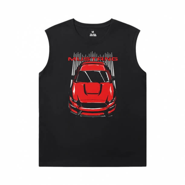 Camisetas sem mangas do carro para correr camiseta legal ford