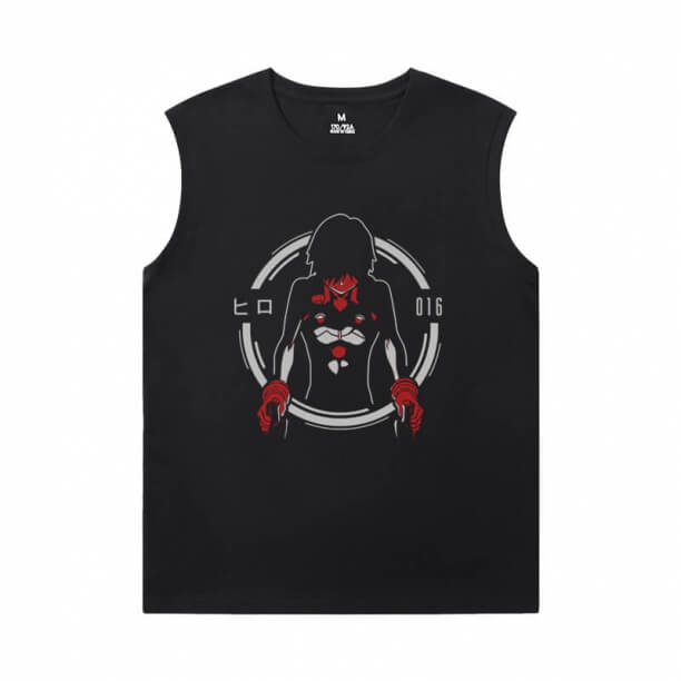 Hot Topic Anime Tshirt Darling In The Franxx Sleeveless T Shirt Black