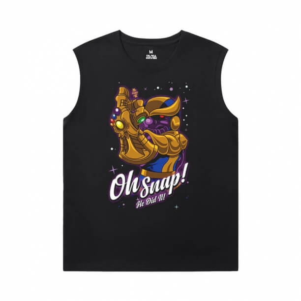 Thanos T-Shirts Marvel The Avengers Sleeveless T Shirts Online