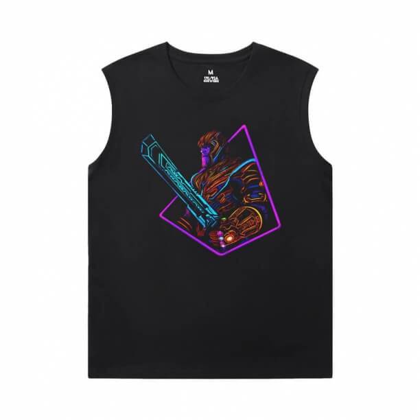 Marvel Thanos Sleeveless Tshirt Mens The Avengers Tee