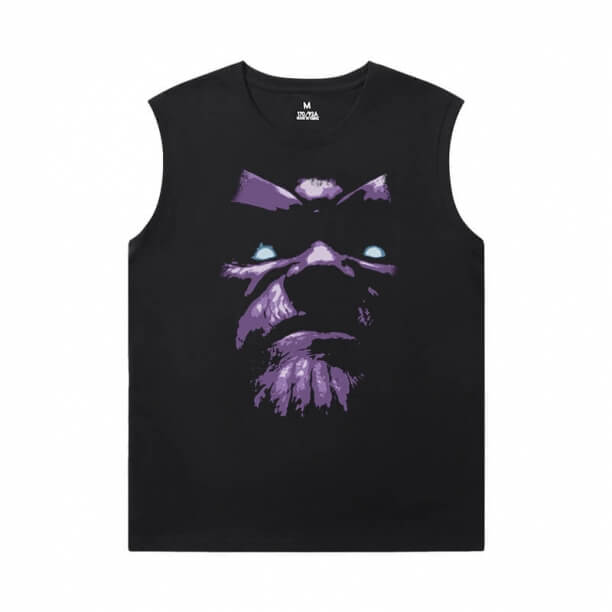 As camisetas dos Vingadores Marvel Thanos Boys Camisetas sem Mangas