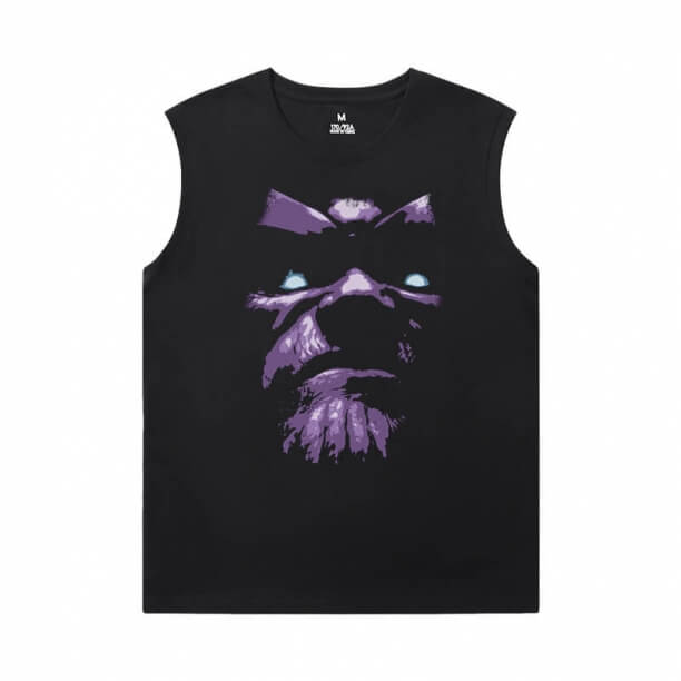 The Avengers Tshirts Marvel Thanos Boys Sleeveless T Shirts