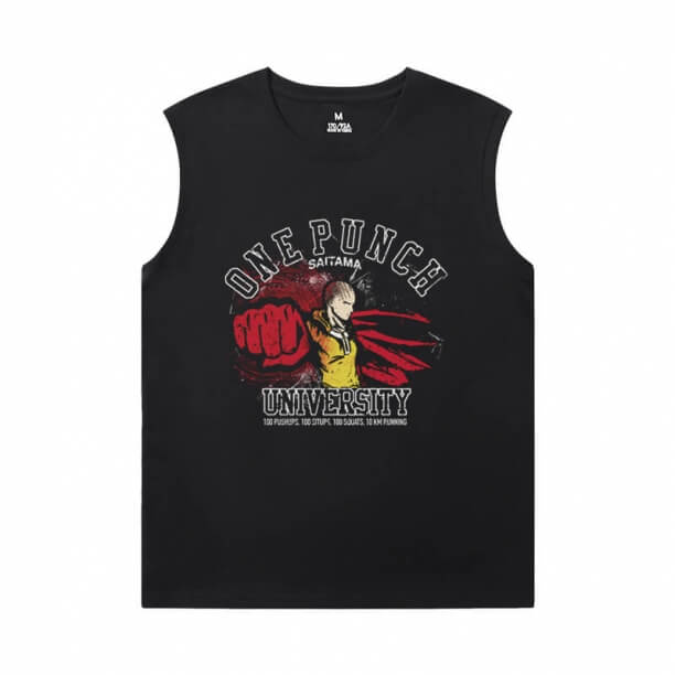 One Punch Man Shirt Anime Sleeveless T Shirt