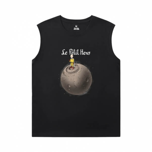 Hot Topic Anime Tshirt One Punch Man Black Sleeveless T Shirt