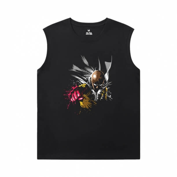 One Punch Man Tee Japanese Anime XXXL Sleeveless T Shirts