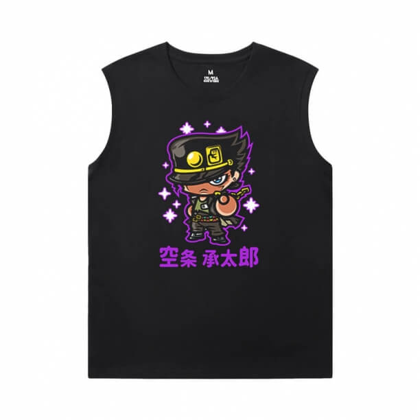 JoJo's Bizarre Adventure T-Shirts Hot Topic Anime Kujo Jotaro Men Sleeveless Tshirt