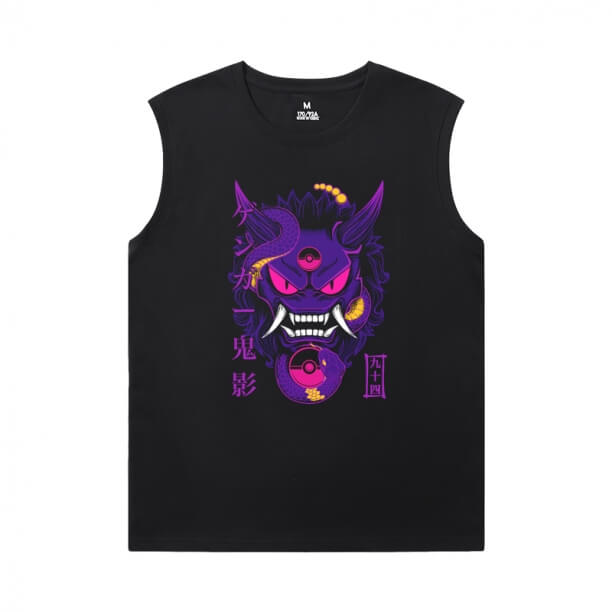 Hot Topic Gengar Tshirts Pokemon Men'S Sleeveless Graphic T Shirts