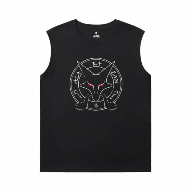 Pokemon Cheap Mens Sleeveless T Shirts Cool Gengar Tee