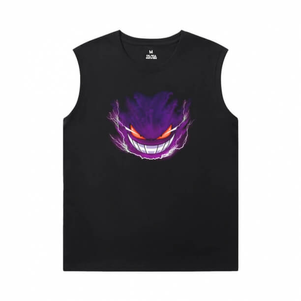 Hot Topic Gengar Camisas Pokemon Sleevless Tshirt For Men