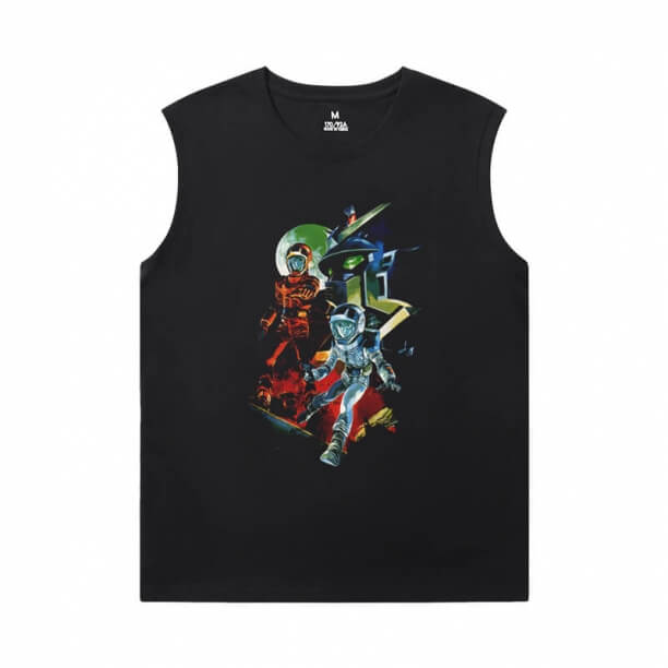 Camisetas vintage anime Gundam Youth Sleeveless T Shirts