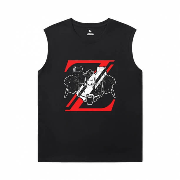 Camiseta japonesa de anime Gundam Sleeveless Tee