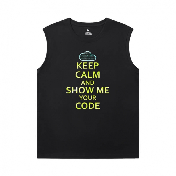 Geek Programmer Tee Cool Sleeveless T Shirt For Gym