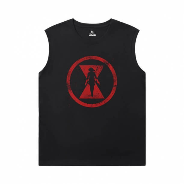 Black Widow 10X Sleeveless T Shirts Marvel The Avengers Shirt