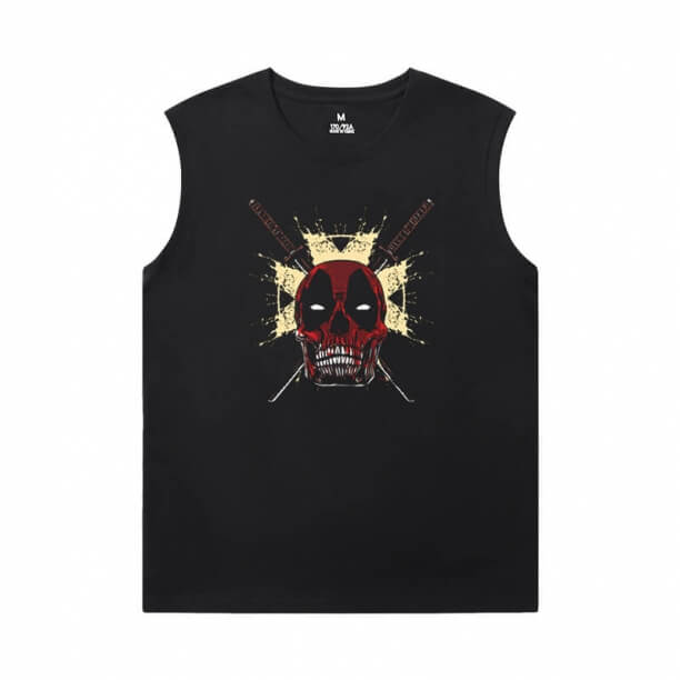 Deadpool shirt Marvel ærmeløs T shirt Herre Gym