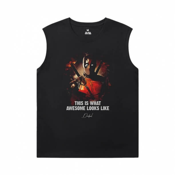 Marvel Deadpool Tee Xxl Camisetas sem Mangas