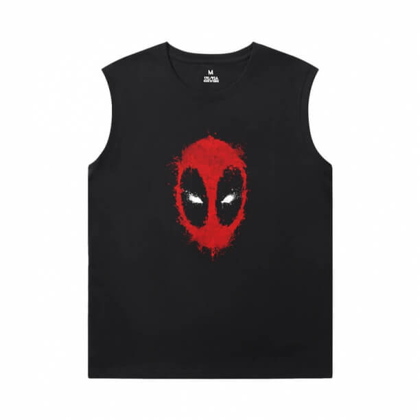 Marvel Deadpool Mens Graphic Sleeveless Shirts Tee