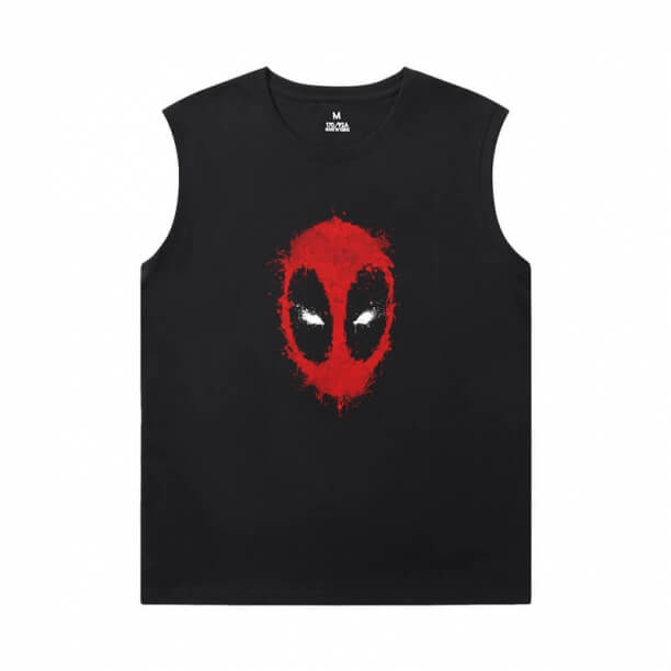 Marvel Deadpool Mens Đồ họa Áo sơ mi không tay Tee