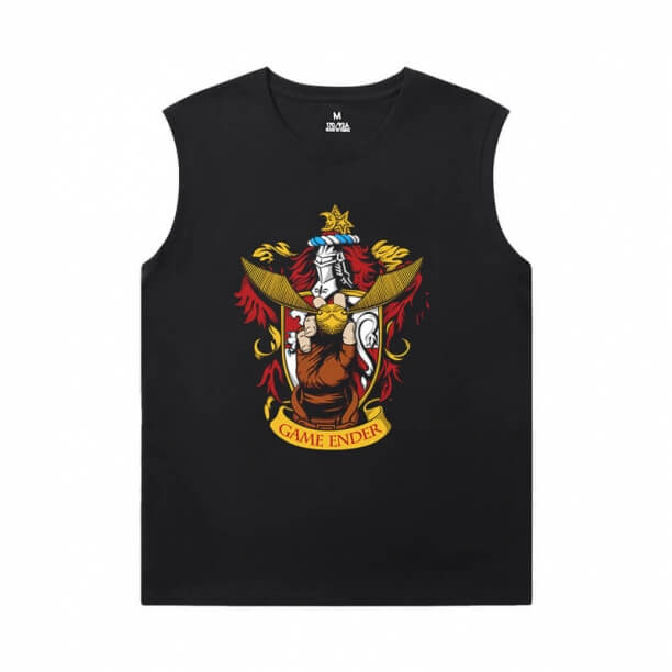 XXL Tshirt Harry Potter Black Sleeveless Shirt Men