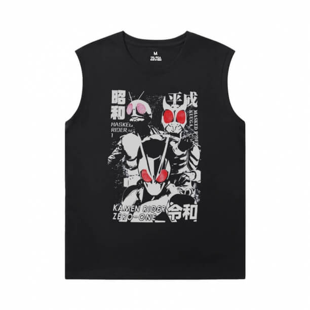 Hot Topic Anime Shirts Masked Rider Youth Sleeveless T Shirts