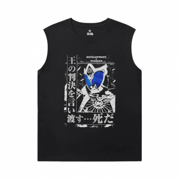 Hot Topic Anime Tshirt Gemaskerde Rider Black Sleeveless T Shirt Mens