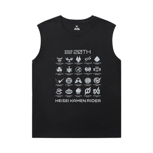 Masked Rider giá rẻ sleeveless T Shirts Anime Tees