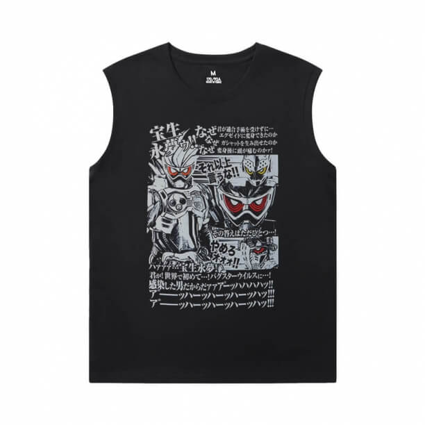 Chủ đề nóng Anime Shirts Masked Rider Sleeveless T Shirt