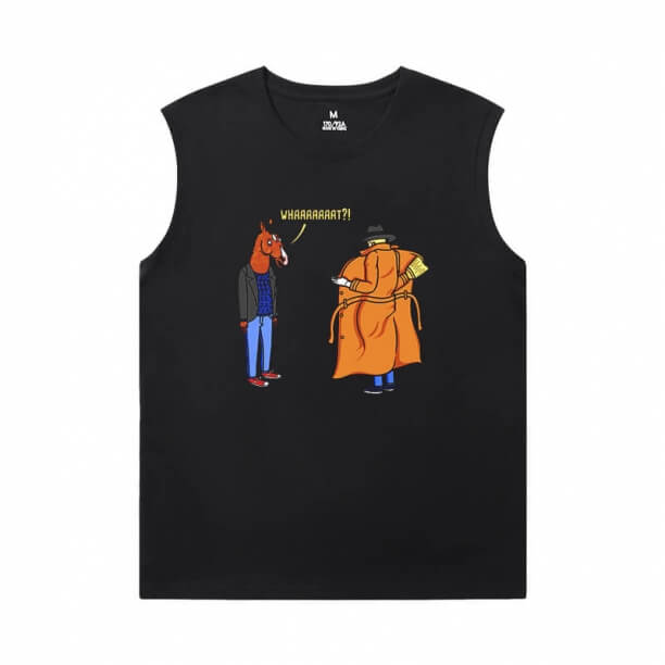 Tee-shirt BoJack Horseman XXL T-shirt sans sleevless pour hommes