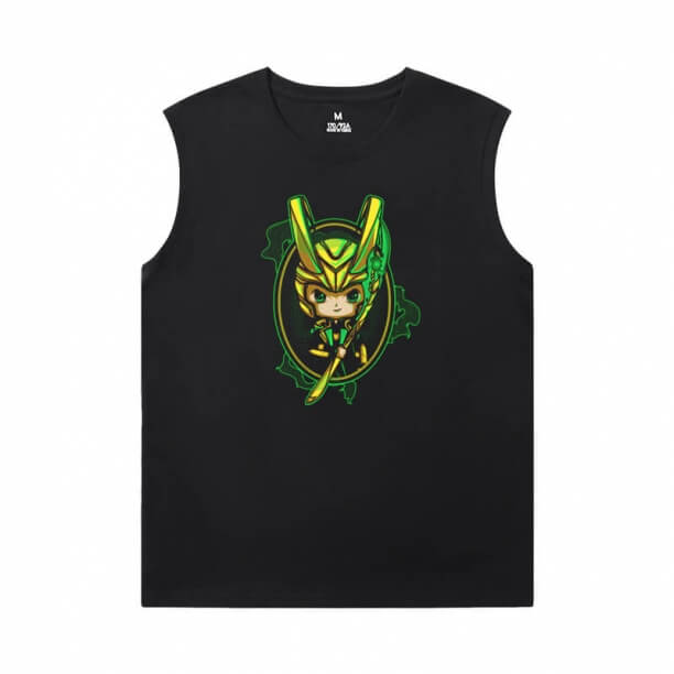 Thor T-Shirts Marvel The Avengers Sleeveless Shirts Hommes