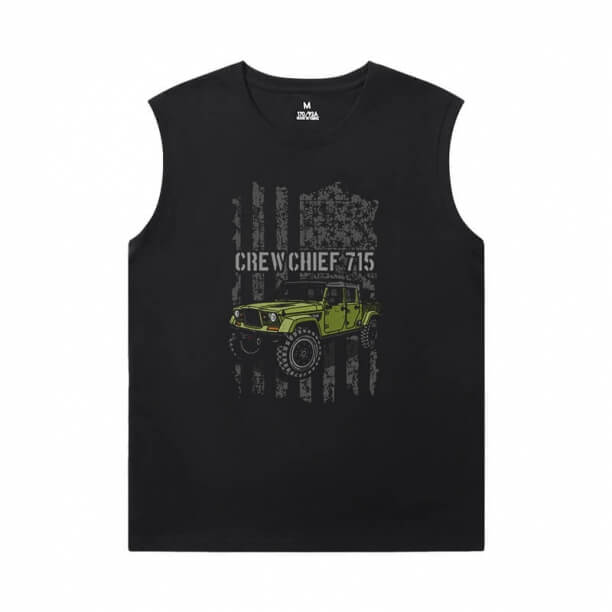 Hot Topic Jeep Shirts Racing Car Sleeveless Tee Shirts