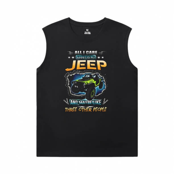 Carro Vintage Camisetas sem Mangas Cool Jeep T-Shirt