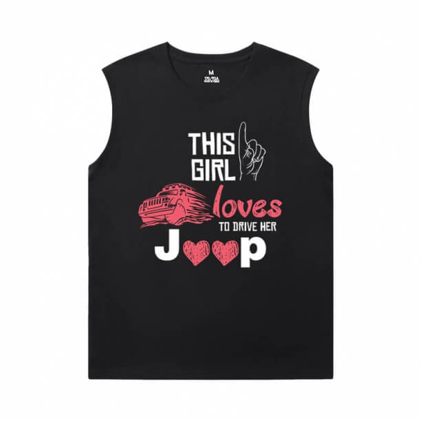 Áo thun xe hơi cá nhân hóa Jeep Boys Sleeveless T Shirts