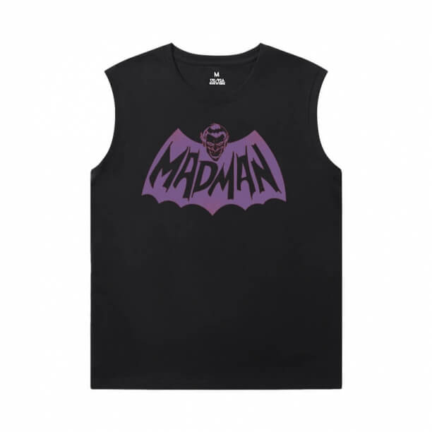 Marvel Shirts Batman Joker Sleeveless Crew Neck T Shirt