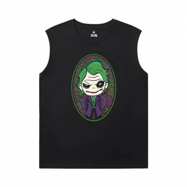 Superhelt Tshirts Batman Joker Herre Ærmeløs Tshirt