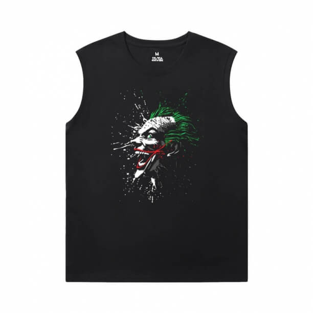 Batman Joker áo thun không tay cho nam giới Marvel T-Shirts