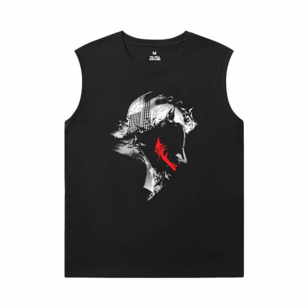 Batman Joker Shirt Superhero Negru Sleeveless T Shirt