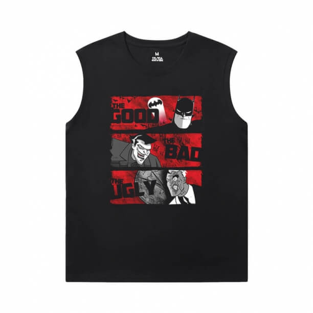 Tričko Batman Joker black sleeveless tričko superhrdina