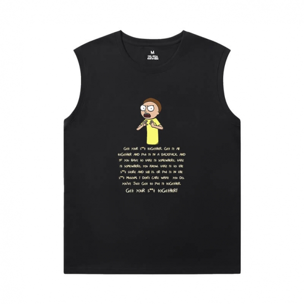 Rick and Morty Mens XXXL Sleeveless T Shirts Quality Tees