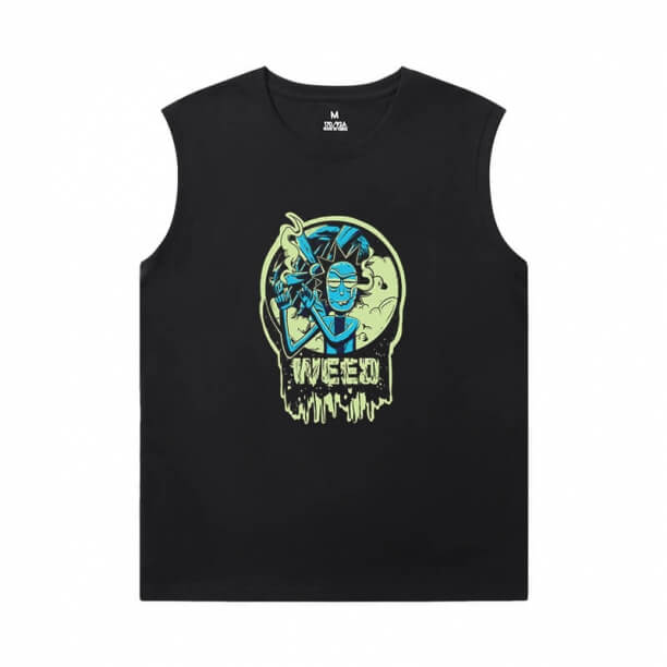 Personalised Tshirt Rick and Morty Mens Sleeveless Tee Shirts