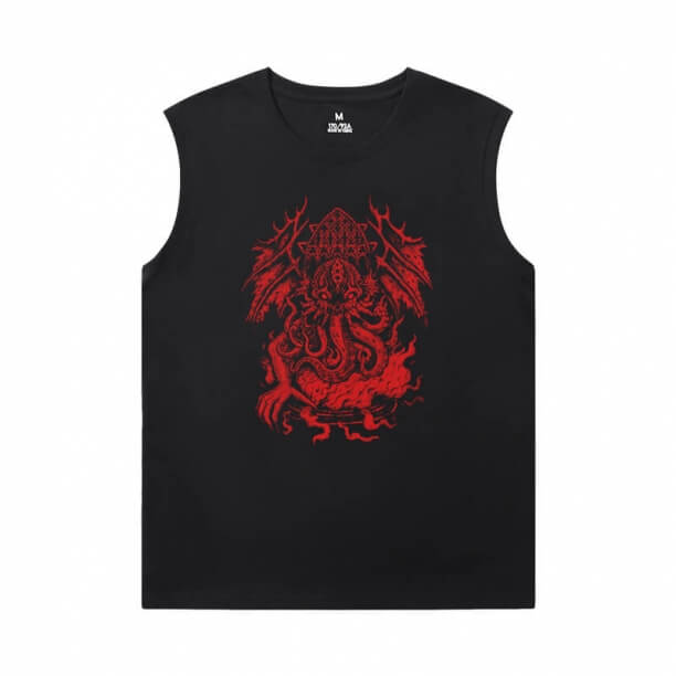 Cthulhu Mythos Boys Sleeveless Tshirt Cool Necronomicon Tee Shirt