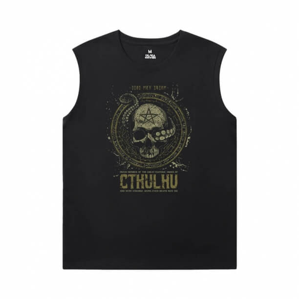 Cthulhu Mythos Custom Sleeveless Shirts Cool Necronomicon Tees