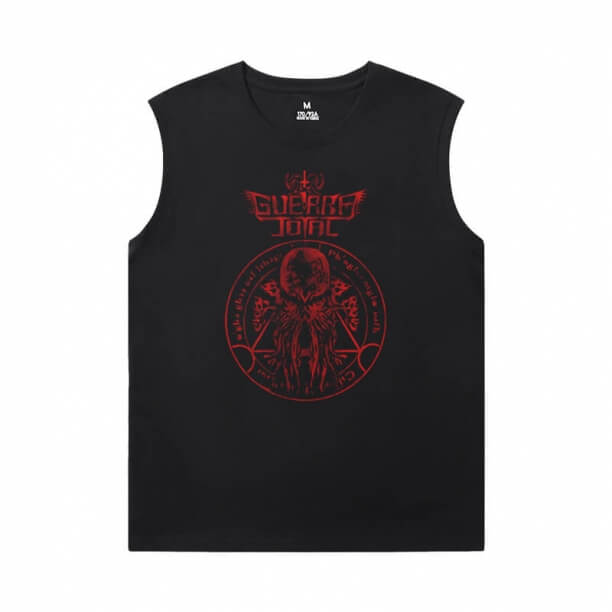 Cthulhu Mythos T-Shirts Quality Necronomicon Cheap Mens Sleeveless T Shirts