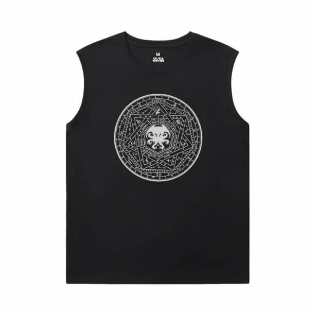 Chất lượng Necronomicon Shirts Cthulhu Mythos Mens T Shirt Nếu không có tay áo