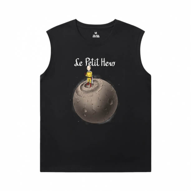 Hot Topic Anime Tricouri One Punch Man Negru Sleeveless Shirt Men