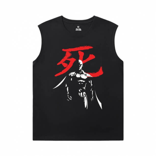 One Punch Man Tee Japanese Anime Sleeveless T Shirt For Gym